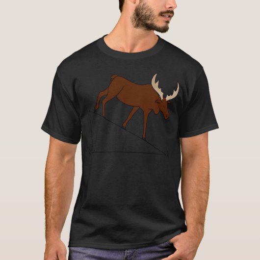 次側耳石三角法 Tシャツ (正面)