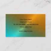 次元シアンの名刺 名刺 (裏面)