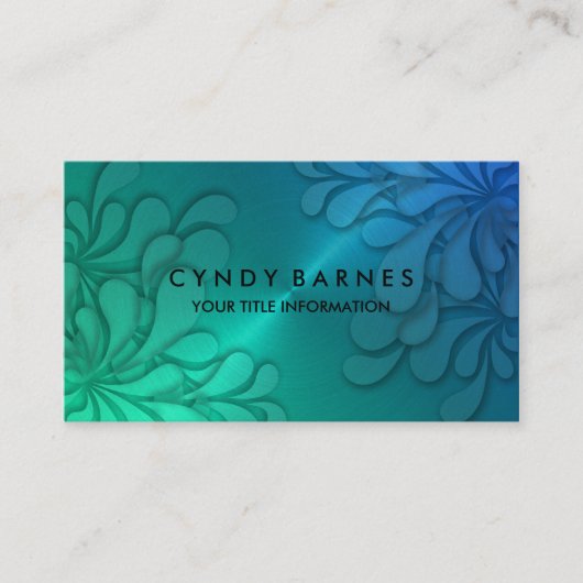 次元シアンの名刺 名刺 (正面)