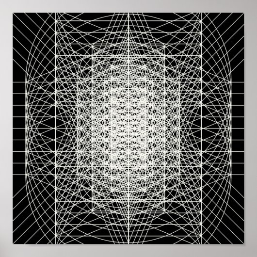 次元間の神聖なジオメトリ窓穴 ポスター (正面)