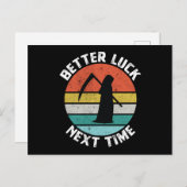 次回の幸運 – おもしろいDeath Reaper ポストカード (正面/裏面)