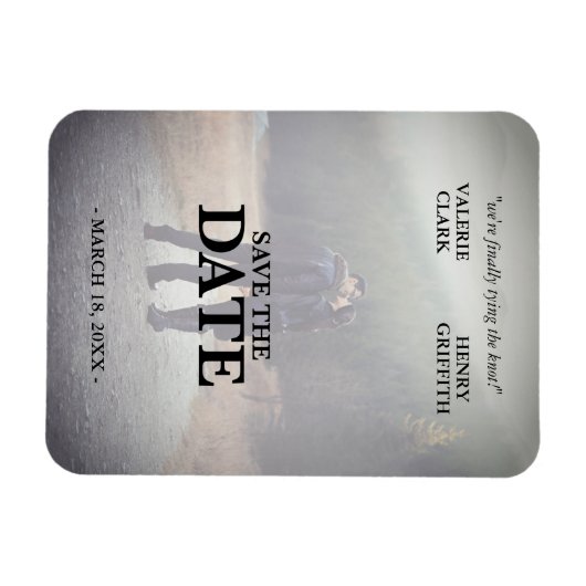 次回の映画の写真の日付を保存 マグネット (横)