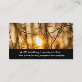 次回は何か包み込む小さな何か – 冬 割引カード (正面)