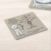 次回より良い スクエアペーパーコースター (アングル)