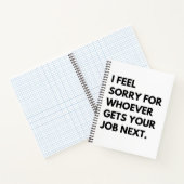 次感じは誰でも仕事を取ってごめんなさい。 ノートブック (内部)