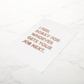 次感じは誰でも仕事を取ってごめんなさい。 箔シーズンカード (回転した状態)