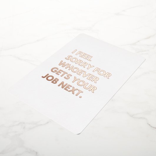 次感じは誰でも仕事を取ってごめんなさい。 箔シーズンカード (回転した状態)