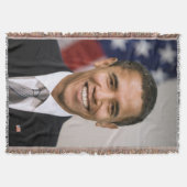 次期アメリカ合衆国大統領バラク・オバマ スローブランケット (正面)