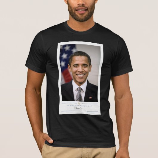 次期アメリカ合衆国大統領バラク・オバマ Tシャツ (正面)