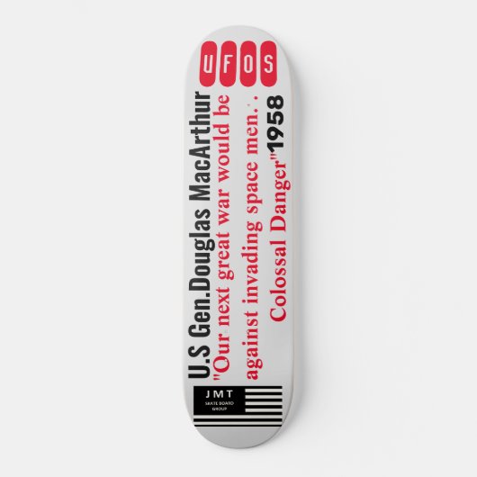 次期戦争UFOSスケートボード スケートボード (正面)