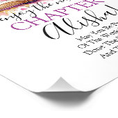 次楽しむ章退職標識 フォトプリント (角)