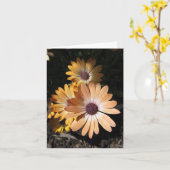 次淡い色のの カード (黄色い花)