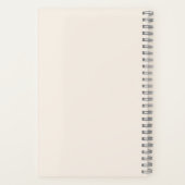 次章ストーリーブックピンクの女の子ベビーシャワー ノートブック (裏面)