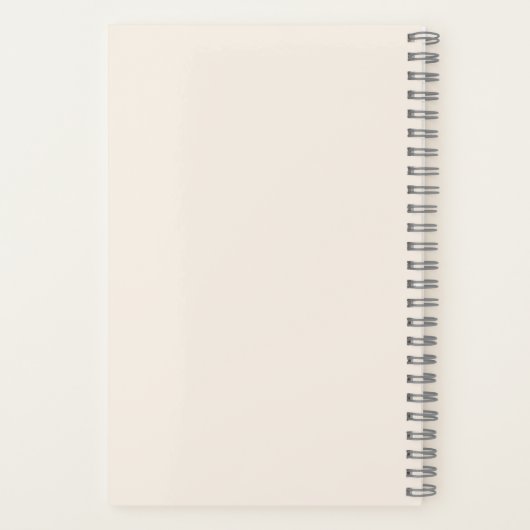 次章ストーリーブックピンクの女の子ベビーシャワー ノートブック (裏面)