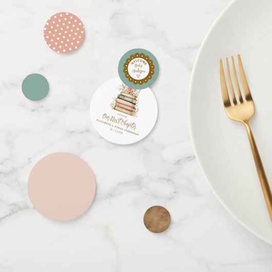 次章ストーリーブックベビーシャワーパーティー コンフェッティ (グループ)