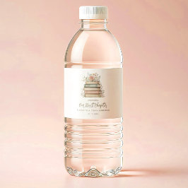 次章ストーリーブックベビーシャワーパーティー ペットボトルラベル