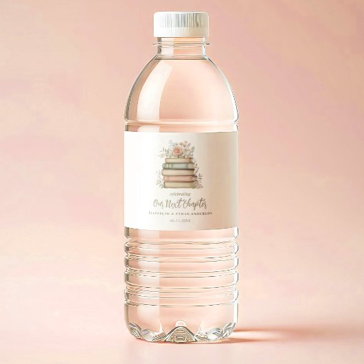 次章ストーリーブックベビーシャワーパーティー ペットボトルラベル