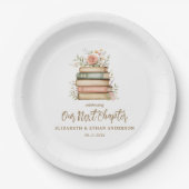 次章ストーリーブックベビーシャワーパーティー ペーパープレート (正面)