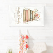 次章ストーリーブックベビーシャワーパーティー 横断幕 (インサイチュ)