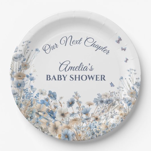 次章パウダエレガントーフローラ草原 ペーパープレート (正面)