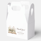 次章ベビーシャワーチョコレートワーパー フェイバーボックス (オープン)