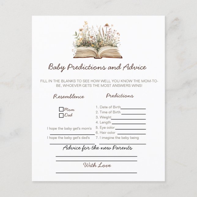 次章父母のための赤ちゃんシャワーアドバイス (正面)