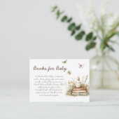 次章赤ちゃんシャワー図書依頼カード エンクロージャーカード (スタンド正面)