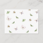 次章赤ちゃんシャワー図書依頼カード エンクロージャーカード (裏面)