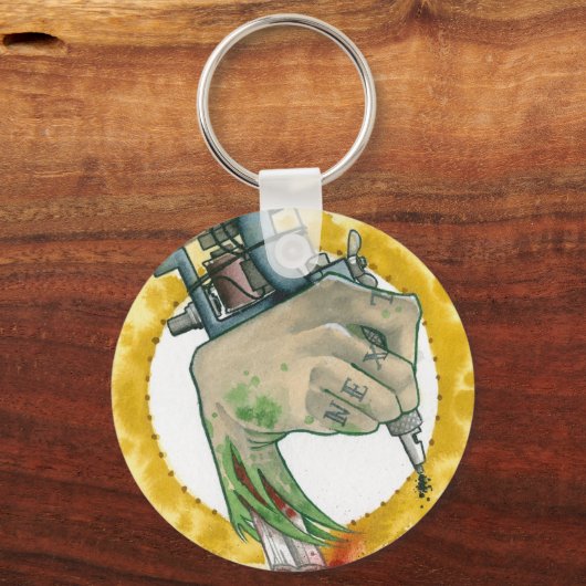 次2 キーホルダー (正面)