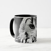 欧亜のワシフクロウのポートレートの上で閉めて下さい マグカップ (正面左)