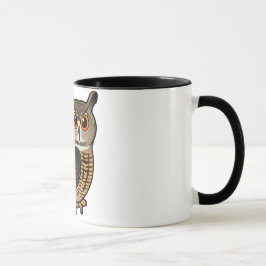 欧亜のワシフクロウ マグカップ