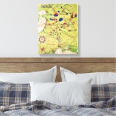 欧州と中央アジアからの詳細 キャンバスプリント (インサイチュ (寝室))