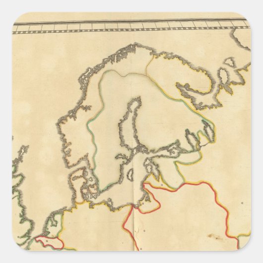 欧州と専攻の都市の概要 スクエアシール (正面)