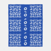 欧州フォーク伝統的アート毛布 フリースブランケット (正面)