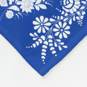 欧州フォーク伝統的アート毛布 フリースブランケット (角)