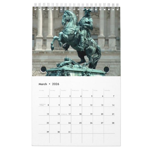 欧州大文字 – 2023年カレンダー カレンダー (3月 2026)