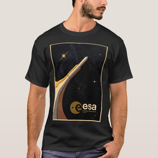 欧州宇宙機関ESAトリビュートクラシックTシャツ Tシャツ (正面)