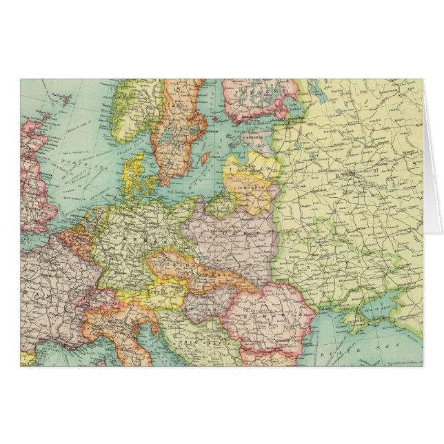 欧州政治地図 (正面横)