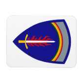 欧州米国陸軍 (USAREUR) 記章 マグネット (横)