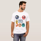 欧州言語の日 9月26日 Tシャツ (正面フル)