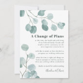 欧州通貨統合結婚延期 招待状 (正面)