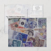 欧州通貨 ポストカード (正面/裏面)