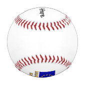 欧州連合およびEU国旗パーソナライズされた 野球ボール (裏面)