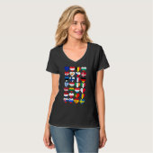 欧州連合の国旗 Tシャツ (正面フル)