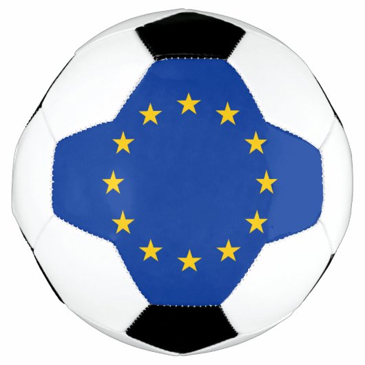 欧州連合の旗 サッカーボール (正面)