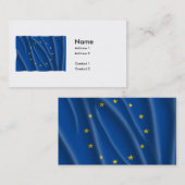 欧州連合の旗 名刺 (正面/裏面)