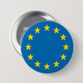 欧州連合の旗EUの国民投票StrongerIn 缶バッジ (正面&裏面)