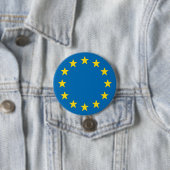 欧州連合の旗EUの国民投票StrongerIn 缶バッジ (インサイチュ)