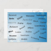 欧州連合の首都 ポストカード (正面/裏面)