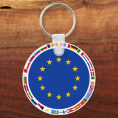 欧州連合国旗 キーホルダー (正面)